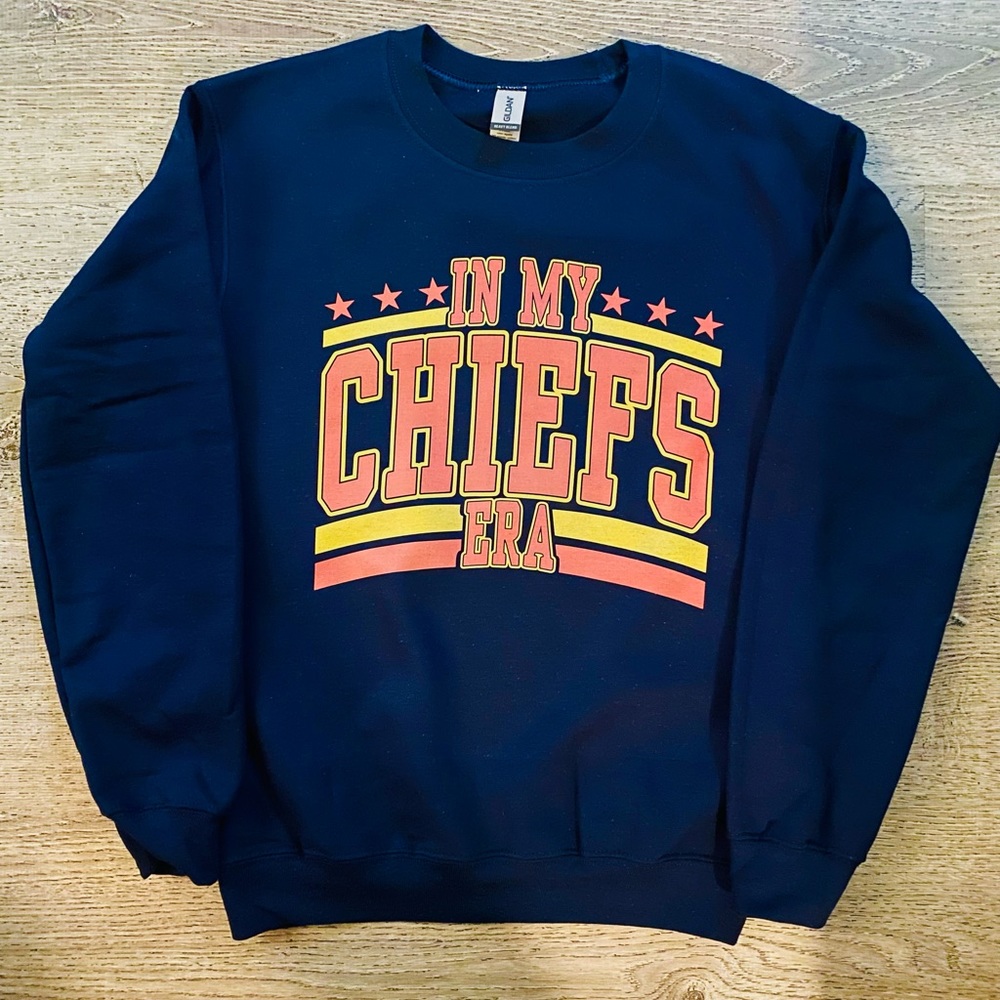 In my chiefs era sweatshirt